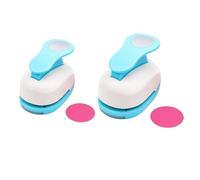 2Pcs/Set Circle Hole Punch,1.5inch/2inch Paper Punch Lever Action Craft Punches for Paper Crafting Scrapbooking for Office Junk Journal Supplies, Card Making, DIY Albums, Photos, Circle Cutter