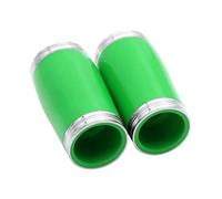 2pcs/Set Color ABS Clarinet Section Tube Nickel Plated Silver Edge Metal Link Barrel Musical Instrument Accessories (Color : Green)