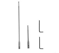 2pcs Set Drill Extension Bars with Hex Shank and Wrench Suitable for Power Tools Includes Features for Fast Chip Removal and Stable Operation