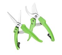 2Pcs/Set Garden Pruner Shears Bonsai Gardening Pruning Curved and Straight Nose Scissors for The Tools