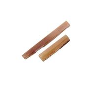 2pcs/Set Guitar Bridge Saddle And Nut For Folk Acoustic Guitar Made Of Real Bone Lightweight And Durable guitar Nut Replacement Parts