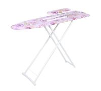 2Pcs/Set Ironing Boards with Metal Iron Rest, 107 x 30cm Ironing Board Foldable, Height Adjustable from 63-77cm, Iron Table with Extra Thick Heat & Scorch Resistant Cover, Iron and Organize Clothes