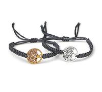 2pcs/set Lucky Red Sting Braid Life Tree Rope Bracelets Men Handmade Tibetan Buddhist Thread Bracelets Charm Women Reiki Jewelry