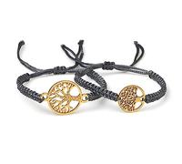 2pcs/set Lucky Red Sting Braid Life Tree Rope Bracelets Men Handmade Tibetan Buddhist Thread Bracelets Charm Women Reiki Jewelry