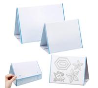 2Pcs/Set Magnetic Die Storage Stand - Full Double-Sided Magnetic Surface-Foldable- Upright and Stand -for Handmade Die Cut Storage & Organization 8.3x11.8inch /6.5x8.3inch
