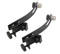 2Pcs/set Metal Drum Mic Holder Microphone Clamp With Flexible Positioning Adjustment For Enhances Sound Performances