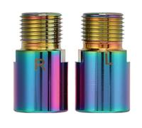 2Pcs/set Mountain Pedal Extenders, Pedal Extenders, Molybdenum Steel Pedal Extender 20mm, 9/16 Inch Threaded Pedal Extenders for Mountain Road Folding s