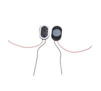 2Pcs/Set Notebook 2415 Oval Loudspeaker 8Ω 1W Black 2.2 KHz Frequency Response for Tablet Computer