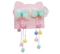 2pcs/set Toddler Hair Clip Bowknot Shape Hairpin Colorful Hair Clip For Taking Photo Hairpins For Little Girl