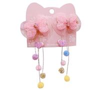 2pcs/set Toddler Hair Clip Bowknot Shape Hairpin Colorful Hair Clip For Taking Photo Hairpins For Little Girl