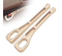 2PCS/Set Vehicle Mounted Gap Leak Proof Filling Strip for Land Rover Defender 90 110 Discovery Sport Range Rover Freelander LR3 LR4, Seat Crevice Gap Filler Car Seat Accessory,Beige