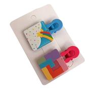 2pcs/set Y2k Hair Clip Ponytail Bangs Kids Hairpins Color Matching Hair Clip