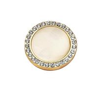 2Pcs Sew-Free Pearl Buttons 14mm 16.5mm (4#Black, 16.5 mm 2Pcs)