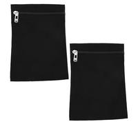 2pcs Sew-in Side Pocket with Zipper, 8.46x6.1in/21.5x15.5cm Sew on Hidden Pockets for Clothing Inside Secure Hidden Wallet Pouch for Travel Jacket Coat Sweatshirts