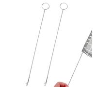 2Pcs Sewing Loop Turner Hook with Latch, Fabric Tube Turning Tool for Straps, Belts & Strips DIY Sewing Accessories
