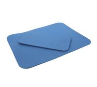 2pcs Sewing Machine Anti Slip Pad for Beginners and Quilters Blue TPE | Foot Pedal Grip Mat, Dense Texture for Overlock Machines, Tabletop Protection on Tile Floors, Sewing Room Use