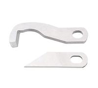 2Pcs Sewing Machine Blade, Multi-Function Household Overlocker Upper and Lower Knife Set Fit for Household Sewing Parts