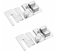 2Pcs Sewing Machine Presser Foot, Domestic Sewing Machine Elastic Stretch Presser Foot Compatible with Janome and Compatible with Brother for Multifunctional Sewing Tasks