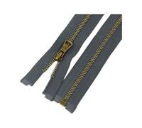 2Pcs Sewing Metal Zippers, 5#, 40/50/60/70/80cm, Open-End Zipper Jacket, Coat Auto Lock Zip, Repair Kit DIY, Bag Garment Accessories