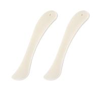 2pcs Sewing Seam Markers, ABS Material Quilting Marking Bone Folder Sewing Creaser Scoring Folding Leather Bookbinding Accessory for DIY Handicrafts Fabric Tools(Off-White)
