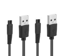 2pcs Shaver Charger Cords Replacements for Freebird, 98cm/3.2ft Durable Charger Cord Replacements Compatible with Freebird & FlexSeries Shavers (Black)