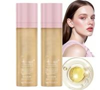 2pcs Sheer Setting Mist Sunscreen SPF 50,Hydrating Makeup-Friendly Glow Spray,Face Mist Spray Hydrating,Non-Greasy and Fast-Absorbing,Makeup-Friendly,for Face and Body,Moisturizing,Easy to Use