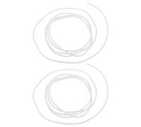 2pcs Shielded Silicone Copper Guitar Wiring Kit for Bass and Electric | 1m White Lead Set, Pickup Vintage Wiring, Live Applications and Repair Use, for Professional Musicians and Hobbyists