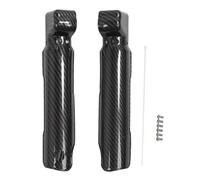 2PCS Shock Absorber Guard, Front Fork Guard for SurRon Light Bee X S, Carbon Fiber Pattern Motorcycle Fork Protector, ABS Material with High Strength, Easy Installation for Enhance