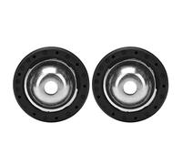 2pcs Shocks Struts Damper Mounting Plate 51707691, Auto Suspension Replacement Part, Precision CNC Machined Steel and ABS Damper Plate with Resistance for