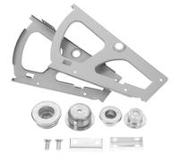 2pcs Shoe Cabinet Hinges Stainless Steel for Flip Down Door Panels | Slanted Insert Rotation Mechanism, Space Saving Hardware for Entryway Storage, Quick DIY Install, Grey Pair