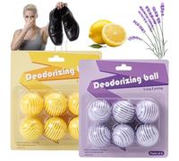 2PCS Shoe Deodorizer Balls,Shoe Air Freshener,Odour Eliminator, Shoe Odour Eliminator, Air Fresheners, Foot Deodorant, Shoe Freshener & Deodoriser, Shoe Smell Remover for Football & Basketball Shoes