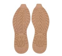 2pcs Shoe Sole Repair Rubber Anti Slip Soles, Anti Slip Rubber Shoe Repair Materials, Full Sole Replacement, V Shape Repairs Material Wear Resistants Silent, 12.68x4.53in (Skin Color)