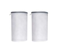 2Pcs Shoe Washing Bag, Washing Machine Shoe Bag Honeycomb Mesh Laundry with Zipper for Sneakers Sock Bras Delicates and Toys (18cm*38cm / 7.09in*14.96in)