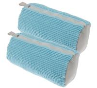 2Pcs Shoe Washing Machine Bag, Shoe Cleaning Bag with Zipper Hook Shoe Laundry Bag Reusable Lightweight Portable, Shoe Washing Bag Shoe Cleaner Kit for Sneakers Canvas Tennis Running Shoes (Blue)