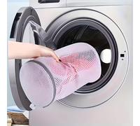 2Pcs Shoes Washing Bags, Sneaker Mesh Washing Bag, Shoe Cleaning Laundry Bag, Honeycomb Fabric Gray Zipper Large Size Washing Bag for Gym Shoes, Sneaker, Boost, Slipper, Laundry Bags