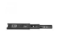 2PCS Short Drawer Slides Full Extension Guide Rail Drawer Cupboard Furniture Hardware Set Accessories(4 inch)
