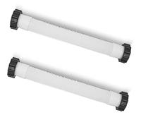 2Pcs Short Pool Hoses, 40cm Pool Sand Filter Pump Hose for Above Ground Compatible- Sand Filter Pump Hose for Saltwater Systems