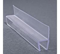 2Pcs Shower Door Seal, Plastic Seal Strip For Shower Screen, 50Cm Replacement Seal Shower Shower Door Seal 6/8/10/12/15mm Water Deflector(15MM)