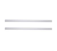 2pcs Shower Door Seal Strip 50cm Replacement for 14-23mm Glass - Transparent Water Deflector Bottom Seal Adjustable Fit UK Bath Screens(14mm)