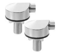 2pcs Shower Elbow Outlet Hose Connector for Shampoo Bowl