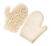 2pcs Shower Glove Whole Sisal Hemp Exfoliating Mitt for Bathing