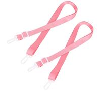 2pcs Shower Lanyard for Mastectomy Drain Holder, Post-Mastectomy Must Haves for Women Adjustable After-Surgery Recovery Management Accessory (Pink)