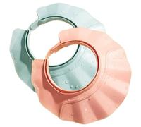 2PCS Shower Visor for Adults and Kids 21-Level Adjustable Baby Hair Washing Shield Waterproof Bathroom Hair Washing Cap