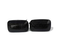 2Pcs Side Marker Turn Signal Light Blinker Lamp For Land For Cruiser 70 80 90 100 Series For Camry Scepter For Hilux For 4Runner For Surf Dynamic Side Indicator(2Pcs Somked Lens)
