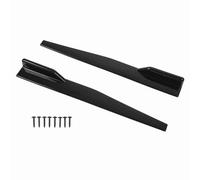 2Pcs Side Skirt Spoiler Set, ABS Car Body Side Skirt Diffuser, Glossy Black 860mm Side Skirt Lip for Universal Cars, Scratch Resistant Air Resistance Reducing Winglet