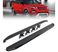 2Pcs Side Steps Running Boards for Range Rover Evoque Dynamic L538 2011 2012 2013 2014 2015 2016 2017 2018, Aluminium Black Side Steps Replacement Accessories Left ＆ Right