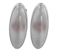 2PCS Side Turn Signal Fender Light Side Lamp 81730-02090 for Toyota Yaris RAV4 Auris Corolla-Good Gray