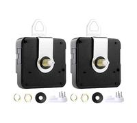 2Pcs Silent DIY Quartz Wall Clock Movement Mechanism Kit for Repair Parts Replacement Home Decor Timepiece Tools 16mm