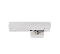 2pcs Silent Hydraulic Door Closer Invisible Wooden Damping Buffer for Outward Opening Anti-Pinch Home Safety Device White Self-Closing Mechanism