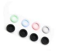 2pcs Silicone Analog Stick Covers Joystick Caps for Game Controllers | Black and Red, Easy to Install, Wear Resistant Protection for Analog Sticks and Controller Joystick Sticks